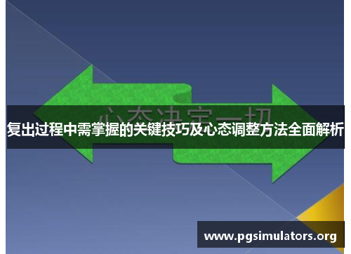 复出过程中需掌握的关键技巧及心态调整方法全面解析